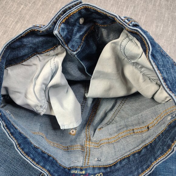 Wrangler Jeans Womens Size 28x30 Blue Retro Boot Cut Western Stitched Pockets - Picture 13 of 14